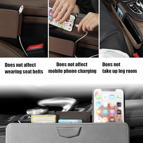 Car Seat Gap Filler Organizer Compatible with Tesla Roadster Sport