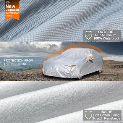 6 Layers Waterproof Car Cover for Honda Accord Sedan