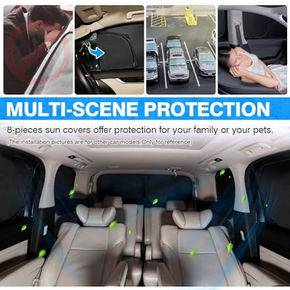 Windshield Sun Shade for Lexus RX 2016 (6 Count)