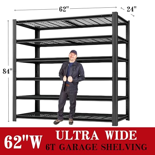 6 Tier Heavy Duty Garage Shelving