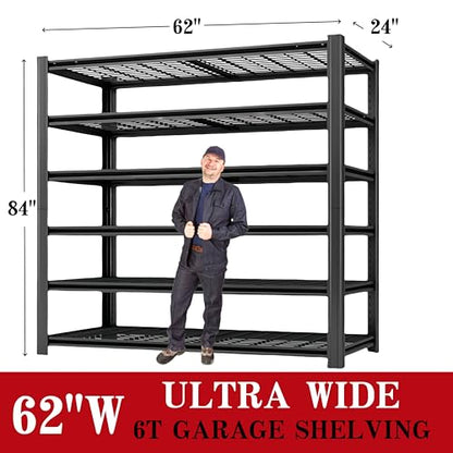 6 Tier Heavy Duty Garage Shelving