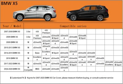 6 Layers Waterproof SUV Car Cover for BMW X5 2007
