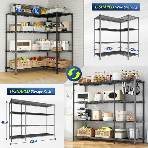 52.4" W Storage Shelves (4 Count)