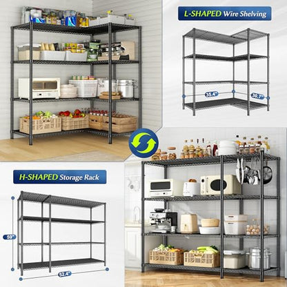 52.4" W Storage Shelves (4 Count)