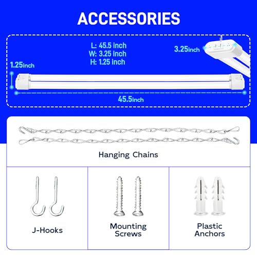 4FT 60W LED Shop Light (4 Count)