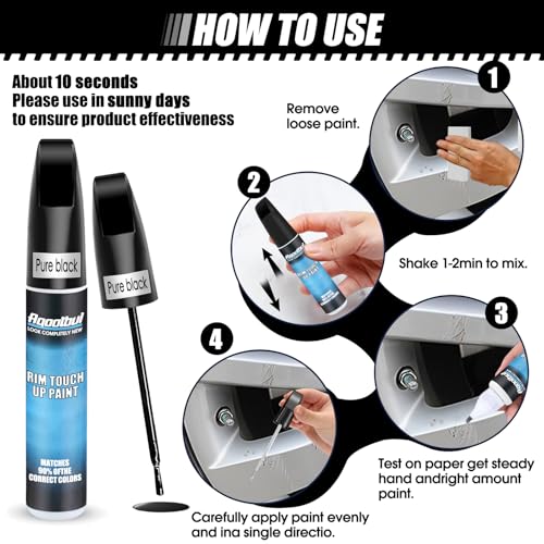 Matte Black Rim Touch Up Paint