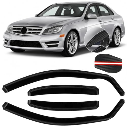 in Channel Rain Guards Fit for Mercedes