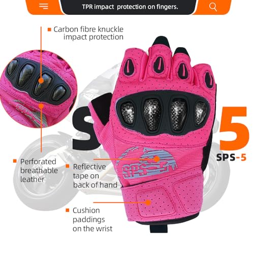 SPS 5 Unisex Touchscreen Road Racing Motorcycle MTB Sports Gloves Also fit BMX MX ATV Mountain Bike Bicycle Cycling Off