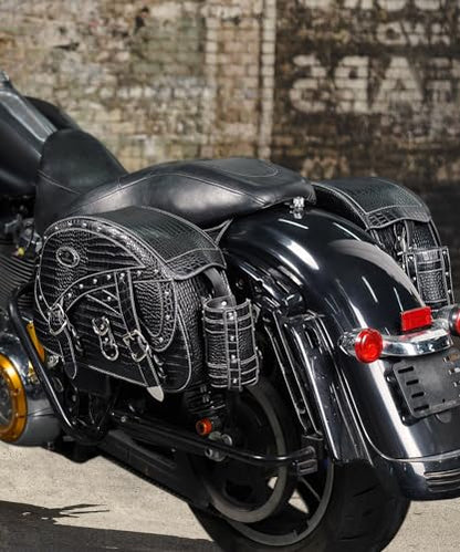 Motorcycle Saddlebags Leather