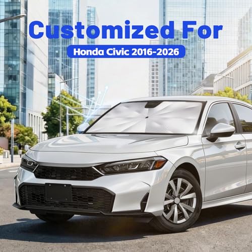 Car Windshield Sun Shade Umbrella for Honda Civic 2016
