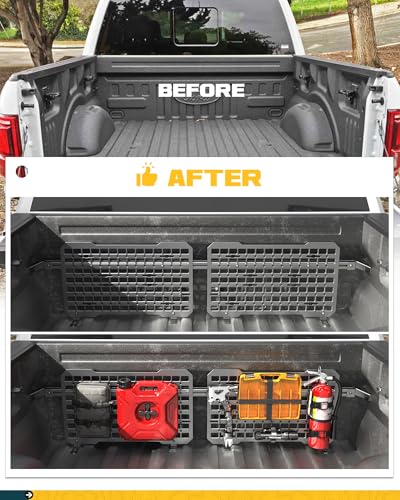 5.5ft Short Truck Bed Front MOLLE Panels Fit for Ford F150 2015+