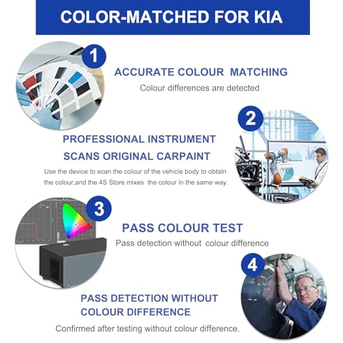 Ebony Black EB Touch Up Paint for Kia OEM Color Match Car Paint Pen