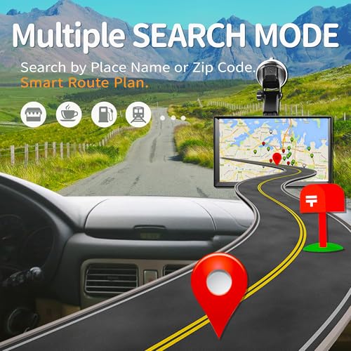 7 inch GPS Navigator for Car Truck RV with Hood