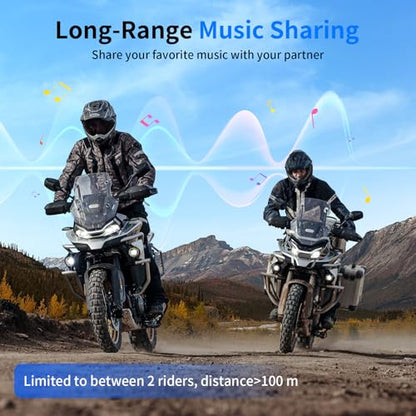 M1 S Air Motorcycle Bluetooth Headset with Music Sharing