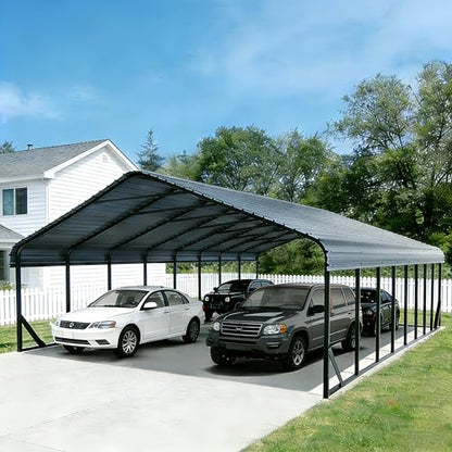20x40 ft Metal Carport & Portable Garage