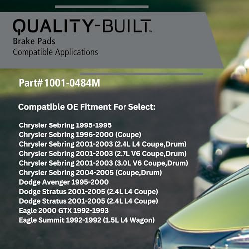 Front Semi Metallic Brake Pads