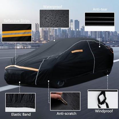 Car Cover Waterproof All Weather for 210"