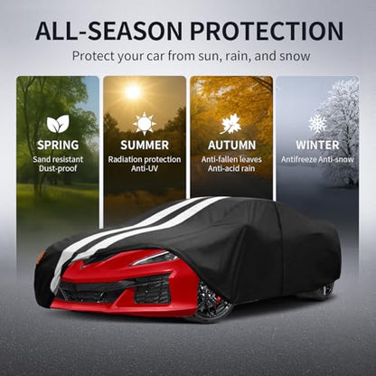 Multi Layer Car Cover Custom Fit for Chevrolet Corvette C8
