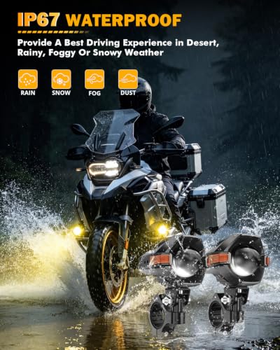 MT8 Series Motorcycle Fog Lights Auxiliary Lights Driving Lights