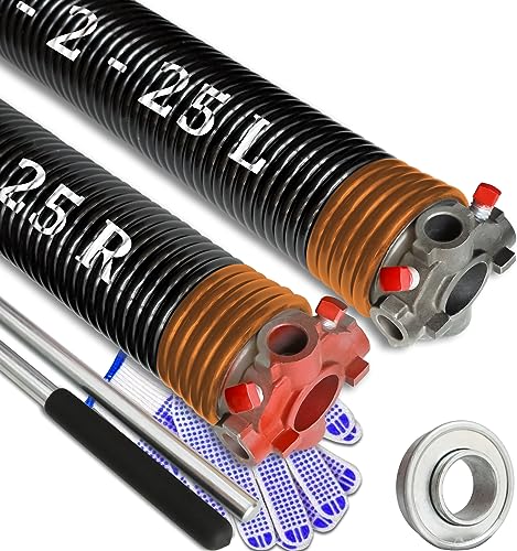 234x2x25 Garage Door Torsion Spring Set with Non