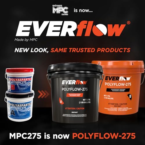 Everflow MPC Polyaspartic Floor Coating Kit (256 Fl Oz)