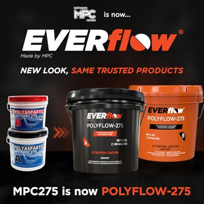 Everflow MPC Polyaspartic Floor Coating Kit (256 Fl Oz)