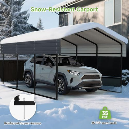 10'x15' Heavy Duty Metal Carport