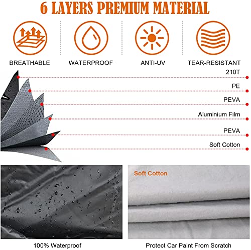 Waterproof Car Cover Compatible with Chevrolet Monte Carlo LS