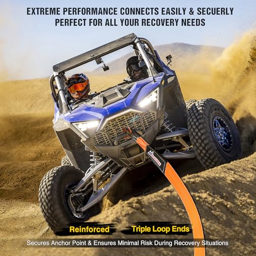3" x 30' Recovery Tow Strap Lab Tested 31