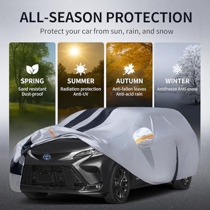 Multi Layer Car Cover Custom Fit for Toyota Sienna