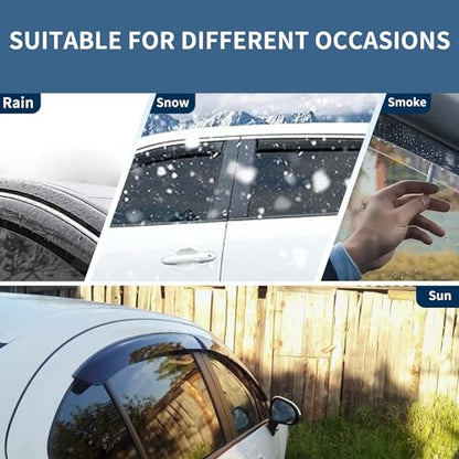 Window Visor Rain Guards Fits for Honda CR
