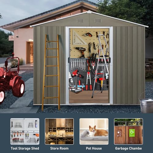 6x8 FT Outdoor Storage Shed