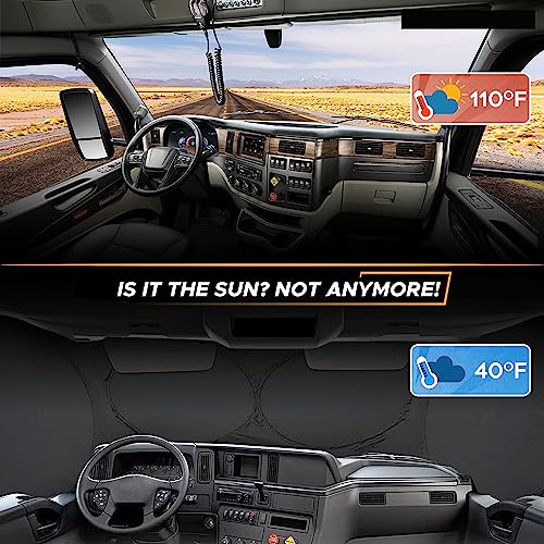 Semi Truck Sun Shade for Windshield