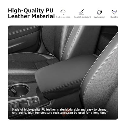 2025 2026 Civic Center Console Cover Compatible with 2022 2023 2024 2025 2026 Civic Accessories Armrest Cover Armrest Console Cover PU Leather Material