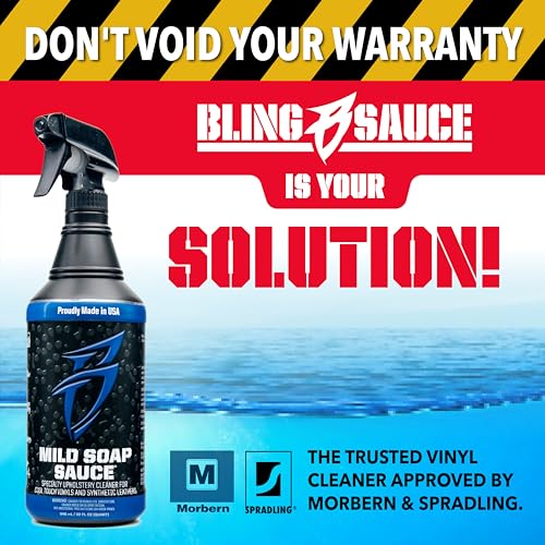 Bling Sauce Mild Soap Sauce Upholstery & Vinly Cleaner for Boats (32 Fl Oz)