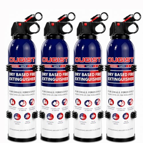 ABC Fire Extinguisher for Home & Vehicle (4 Count)