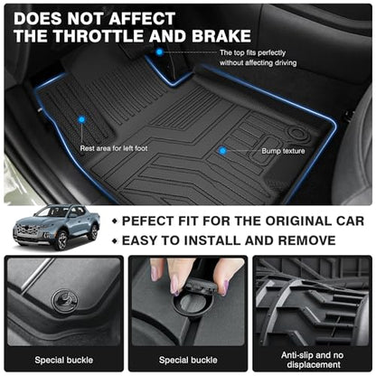 Floor Mats Truck Bed Mat for 2022