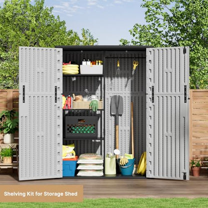 Outdoor Vertical Storage Shed
