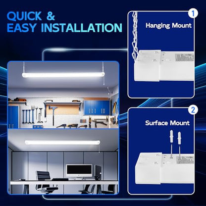 4FT 70W LED Shop Light Linkable (2 Count)