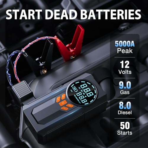 Jump Starter with Air Compressor