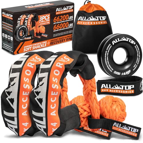 Synthetic Soft Shackle & Recovery Ring Kit