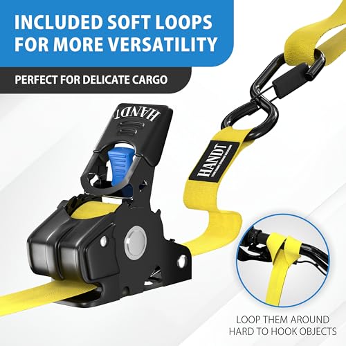 USA Based Retractable Ratchet Straps (2 Count)