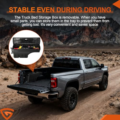 Truck Bed Storage Box Swing Out Toolbox Fits for Chevy GMC Silverado (7.5 Count)