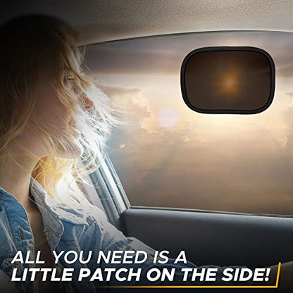 Miniature Static Cling Window Shade for Car Sun Visor (2 Count)