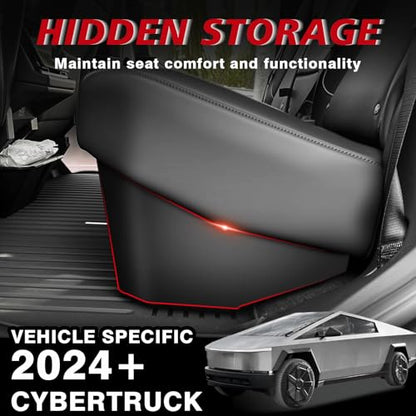 Under Seat Storage Box Fit for 2026 2025 2024 Tesla Cybertruck Accessories