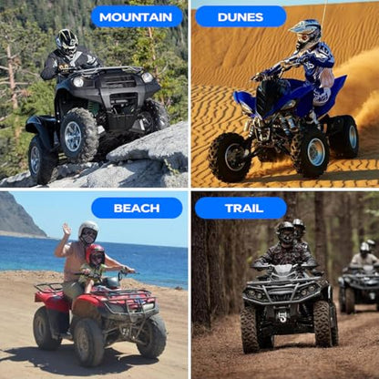 ATV Cover 300D Waterproof Heavy Duty 4 Wheel Quad Cover up to 82"