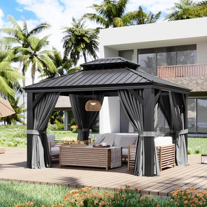 10' X 12' Hardtop Gazebo with Drainage
