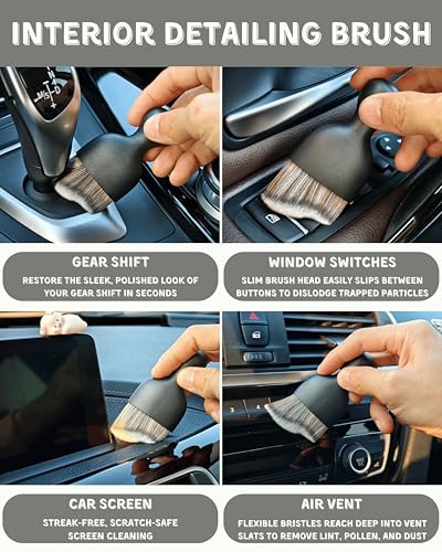 18Pcs Professional Car Interior Detailing Kit All