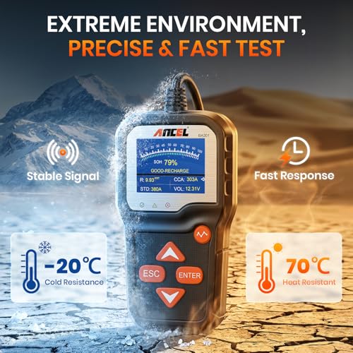 BA301 6V 12V Car Battery Tester