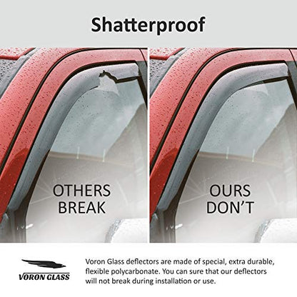 in Channel Extra Durable Rain Guards for GMC Sierra 2500HD
